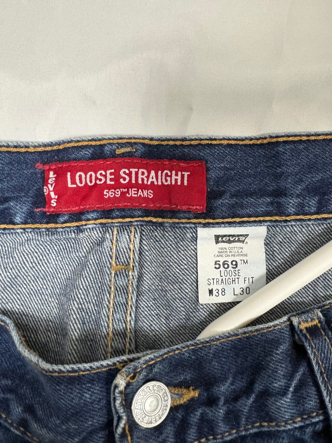 (38x30) 00s 리바이스 569 made in usa 상품이미지8
