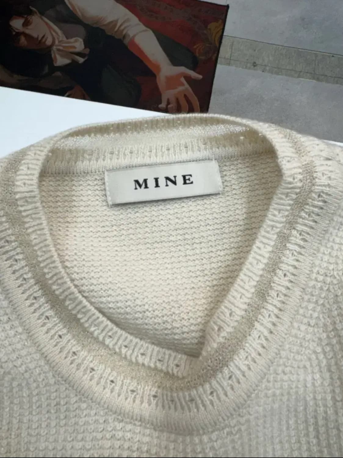 MINE 니트 투피스 세트 / 크림베이지 (FREE) 상품이미지4