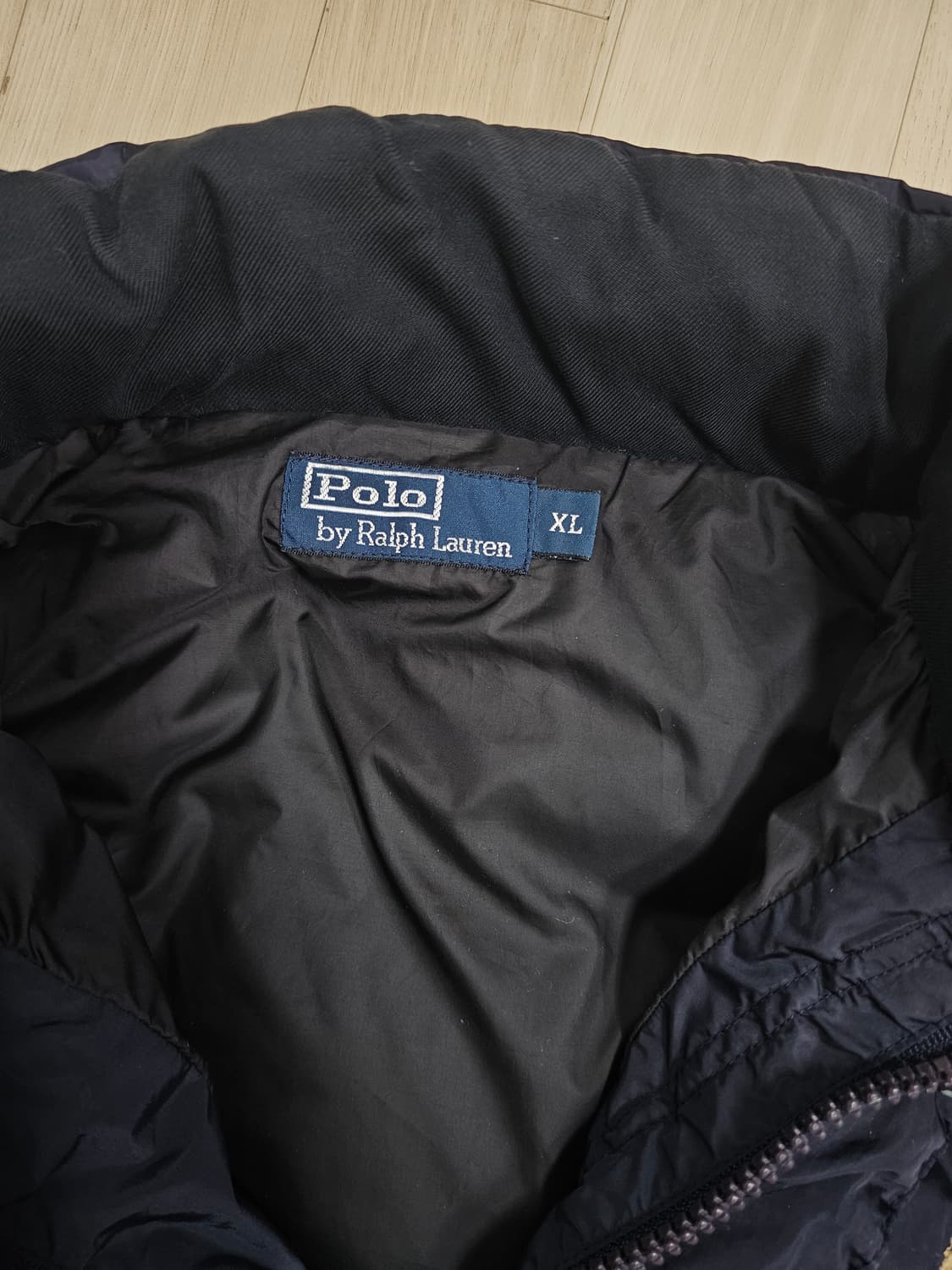 90s 폴로 랄프로렌 네이비 덕 다운 패딩 XL 상품이미지3