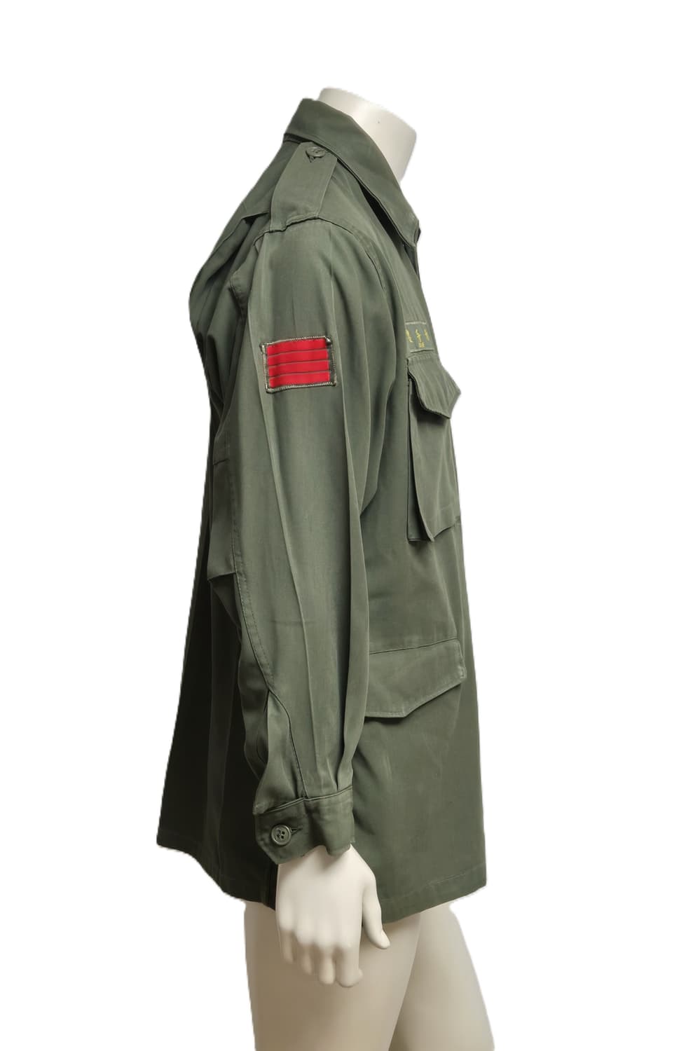 육군 구형 35사단 병장 민무늬 야전상의 전투복 상의 자켓 (L) 상품이미지3