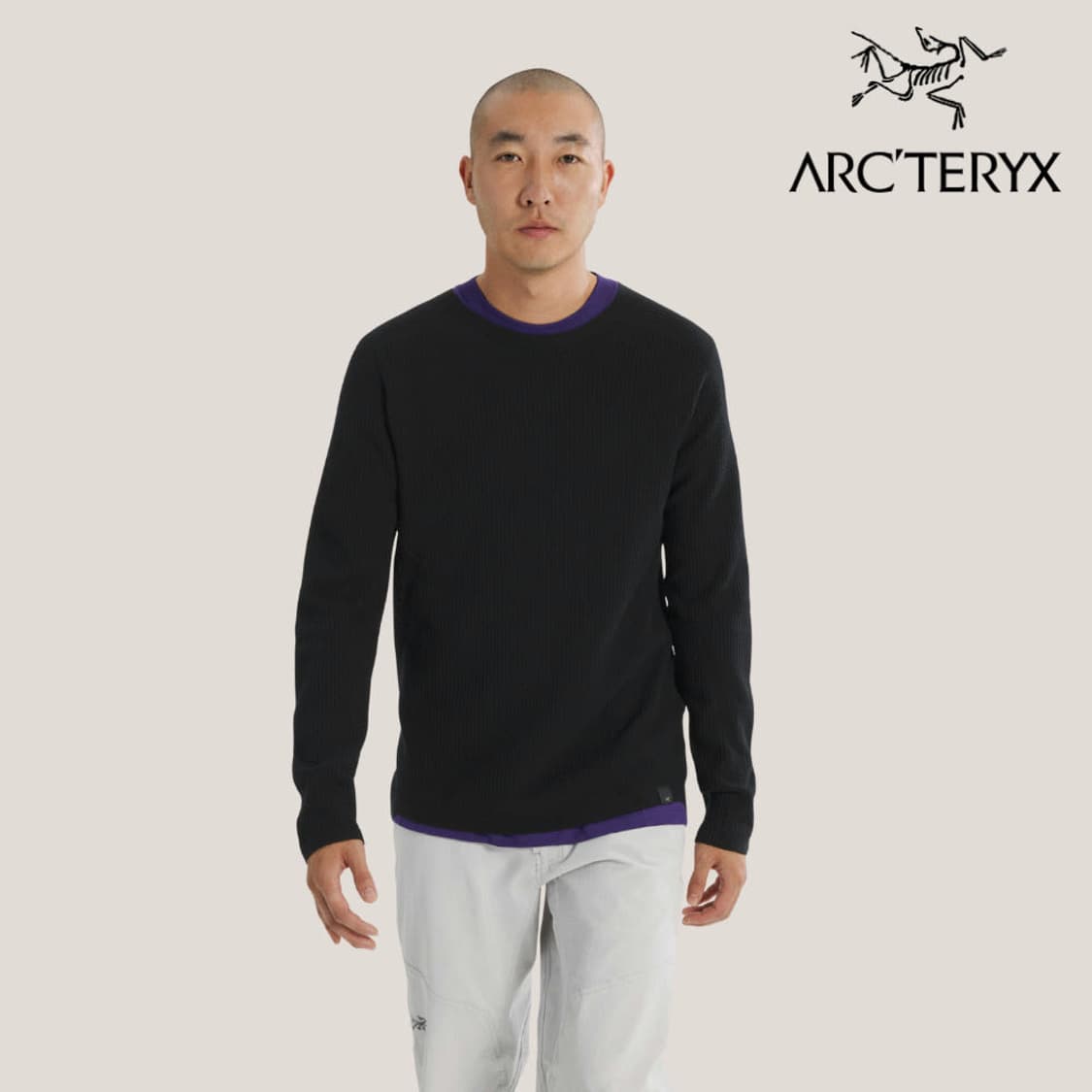 아크테릭스 할람 메리노 울 크루넥 블랙 L 상품이미지5