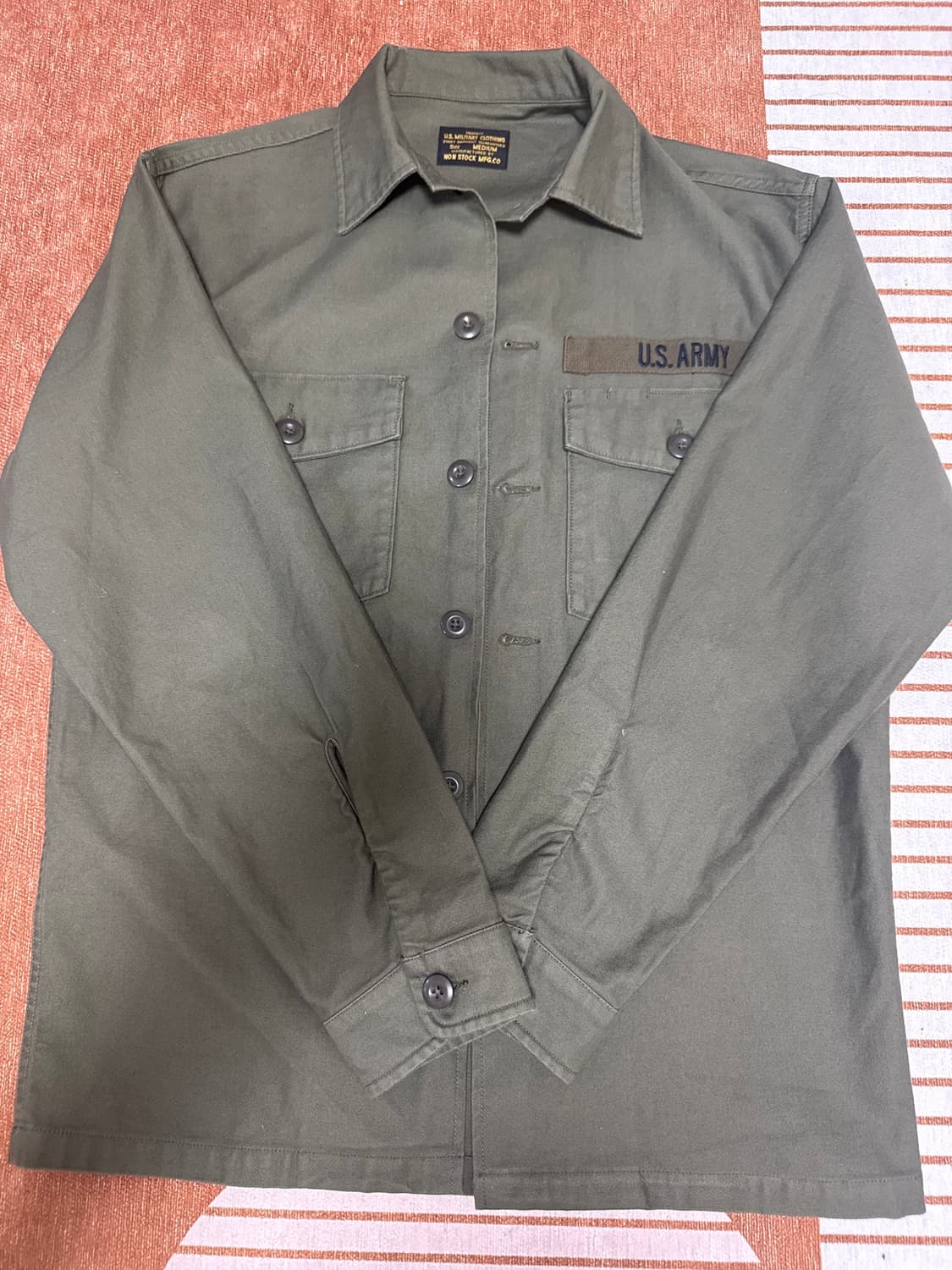 브론슨 us army 107 퍼티그 셔츠 상품이미지1
