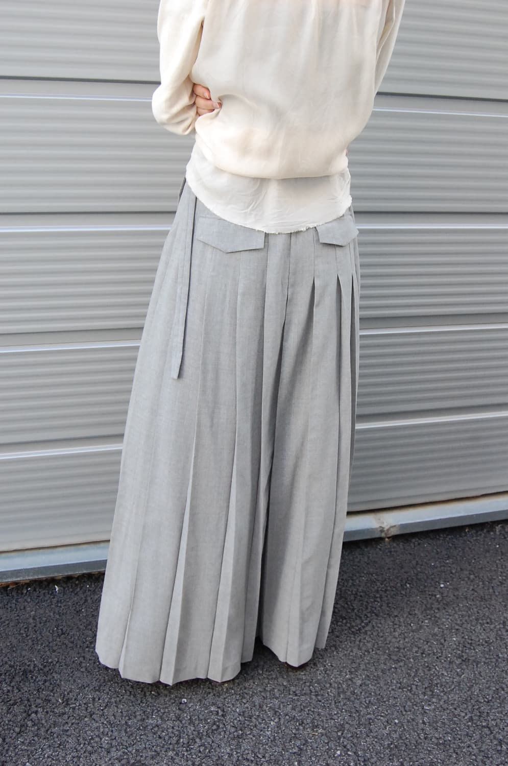 Iwish by Yohji Yamamoto pleats skirt 상품이미지1