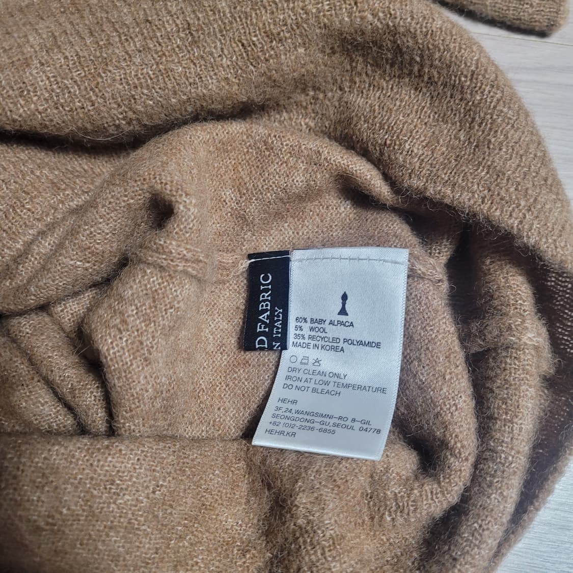 hehr 브랜드의 터틀넥 니트 S사이즈 상품이미지4