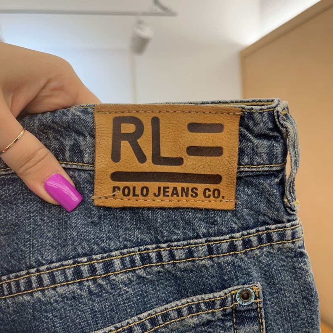 폴로 랄프로렌 올드스쿨 빈티지무드 워싱 데님팬츠 32인치 C07234 상품이미지5