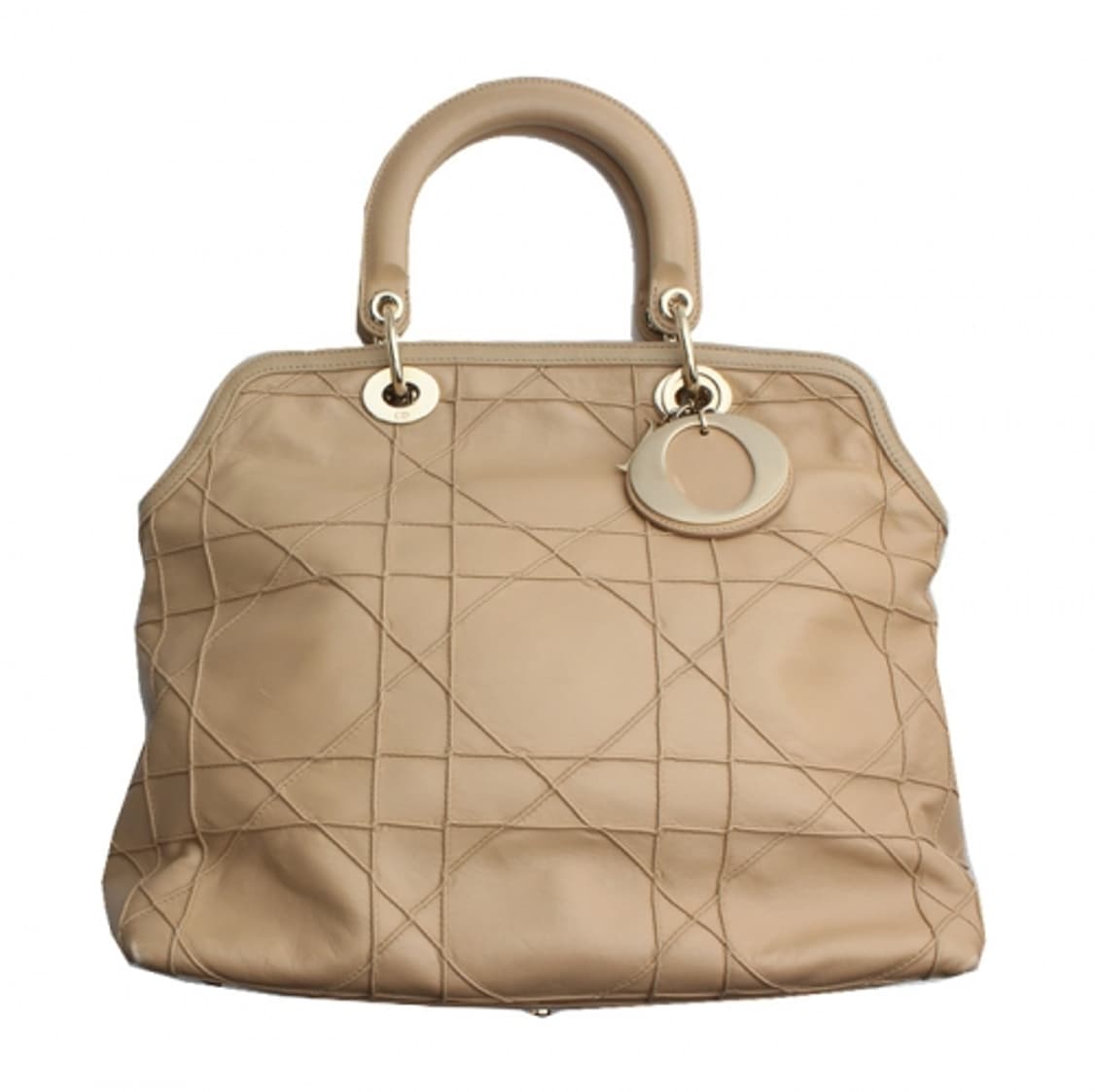 디올 까나쥬 베이지 램스킨 토트백 상품이미지1