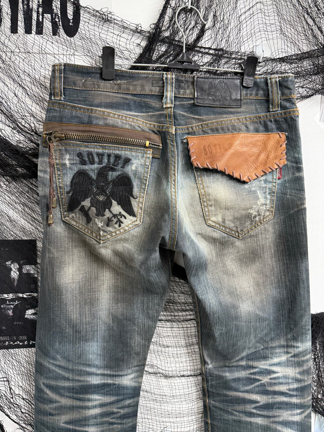 00s embriodery washing jeans 상품이미지2