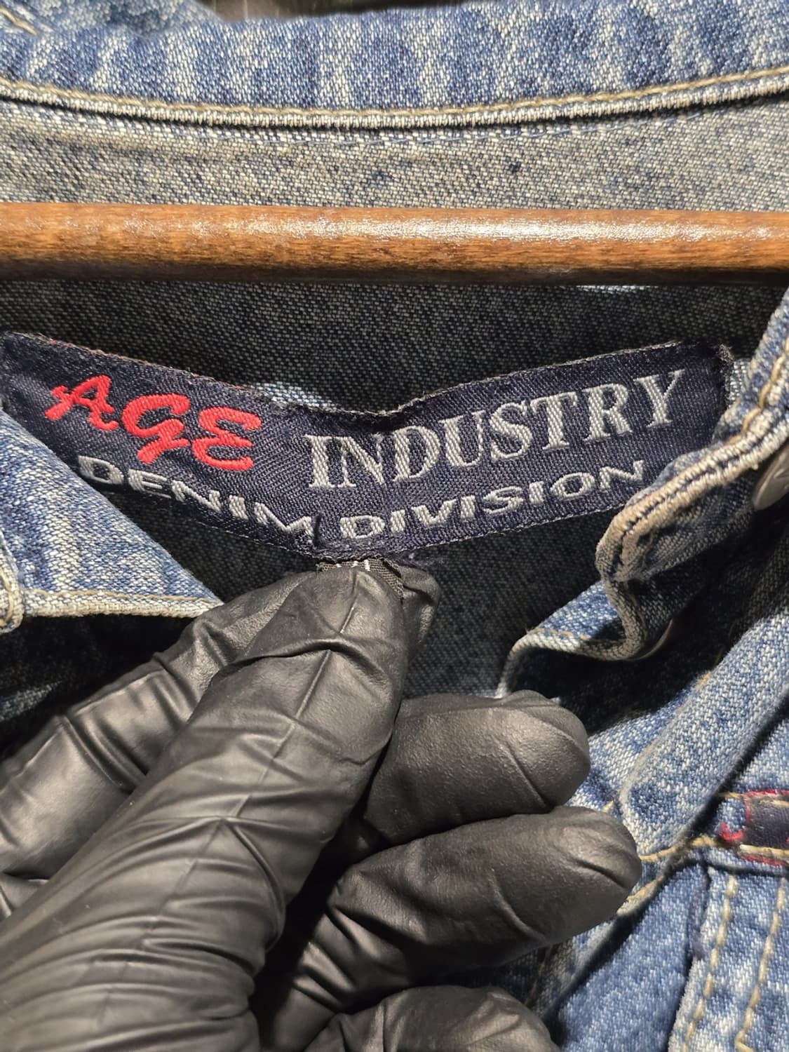 90s AGE Jeans Long Denim Jacket 상품이미지5