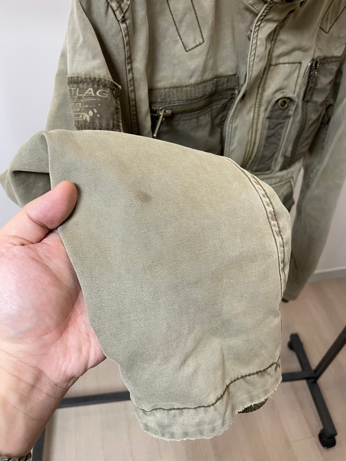 (L) jet lag 빈티지 퍼티그 카고 자켓 상품이미지9