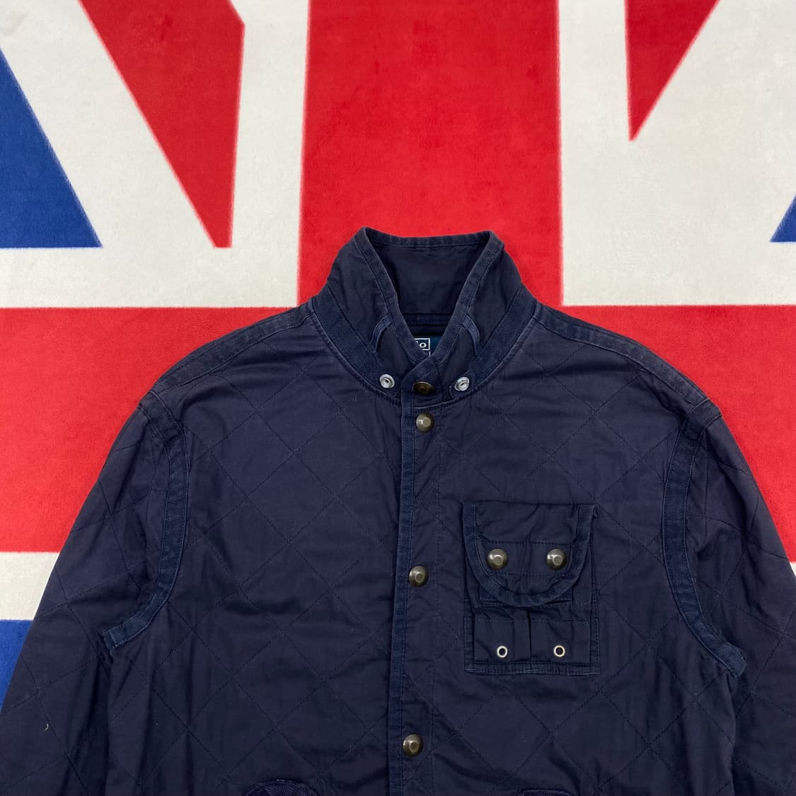 폴로 밀리터리 퀼팅 자켓  M 상품이미지3
