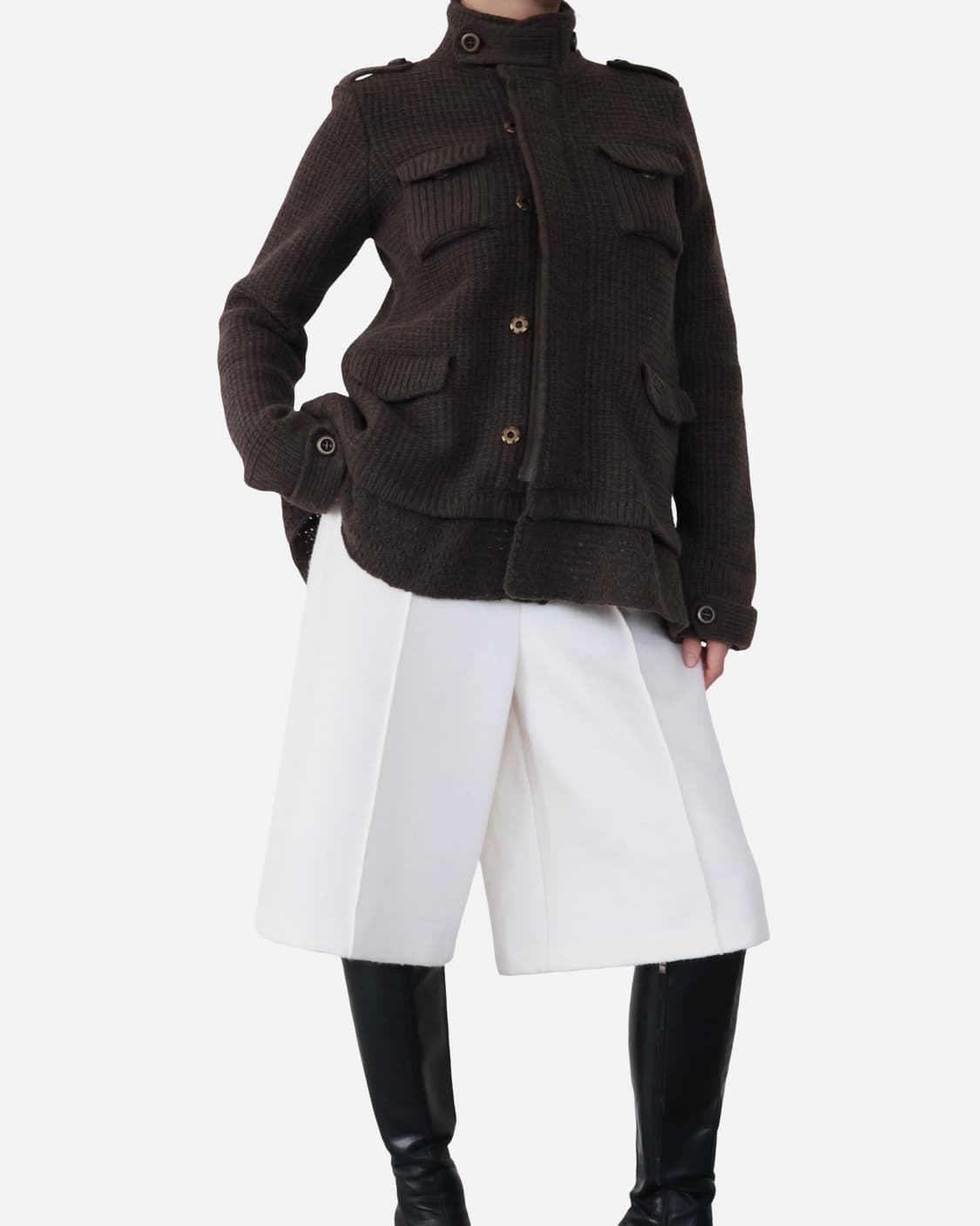 Bark Wool Knit Jacket 상품이미지3