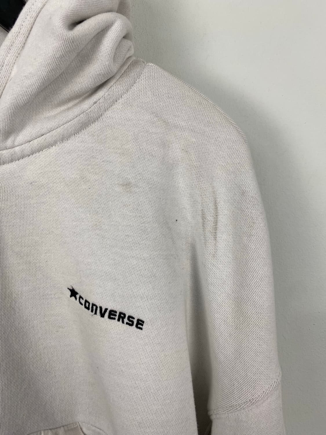 컨버스 재팬 하프집업 크롭 후드티 L <674> 상품이미지4