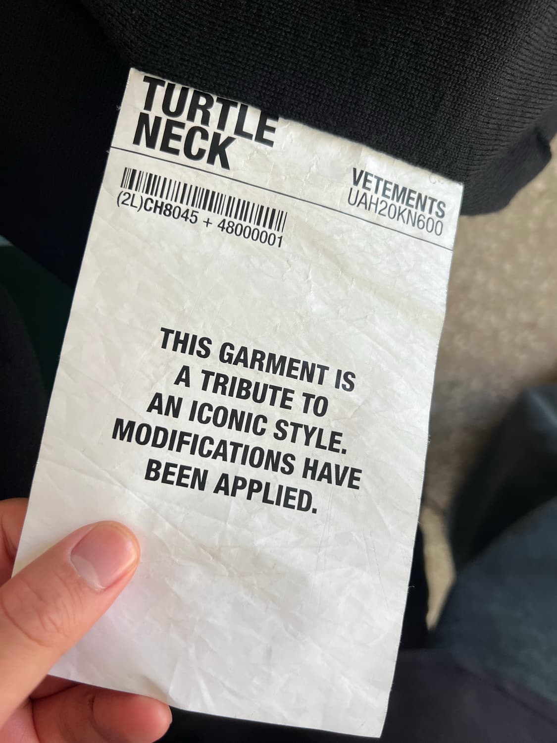 [M] 베트멍 warning 터틀넥 상품이미지4