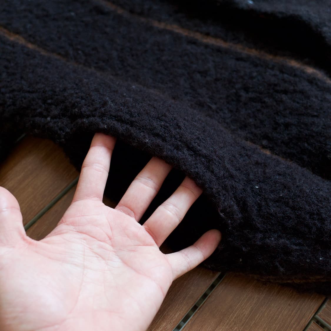 80‘s Issey miyake wool double cardigan 상품이미지6