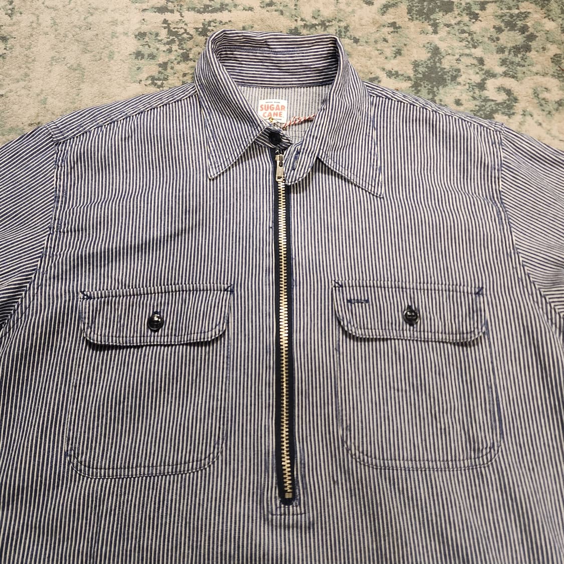 90s 슈기케인 풀오버 워크셔츠 상품이미지3