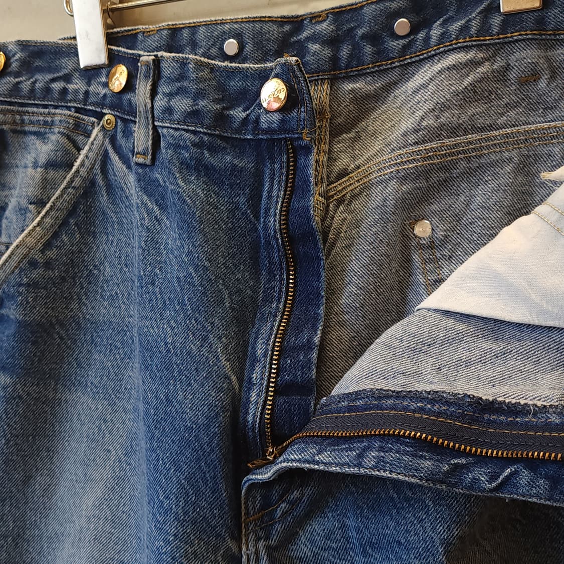 90s 칼하트 싱글니 카펜터 데님팬츠 칼하트 워크팬츠 USA 36x30 상품이미지8