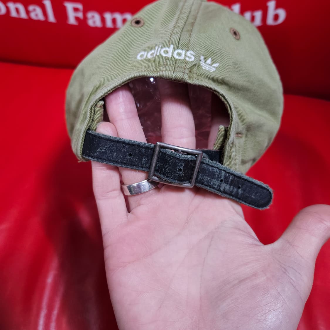 아디다스 오리지널 90's 빈티지 빅로고 패치드 볼캡 상품이미지4