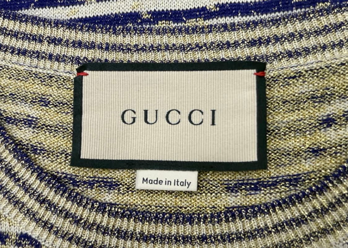 구찌 GG 자카드 루렉스 스트라이프 니트 상품이미지8