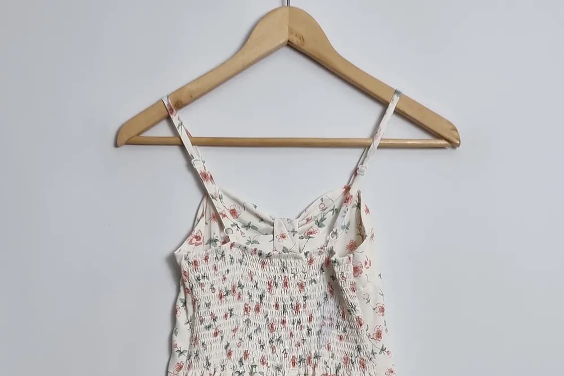 KA MAN 플라워 패턴 끈나시 롱 원피스 상품이미지4