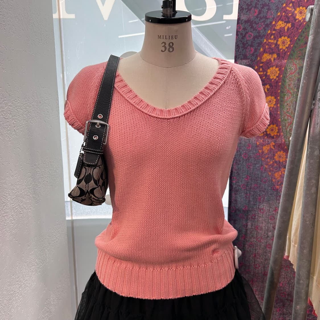 Burberry Baby Pink Knit Top 상품이미지2