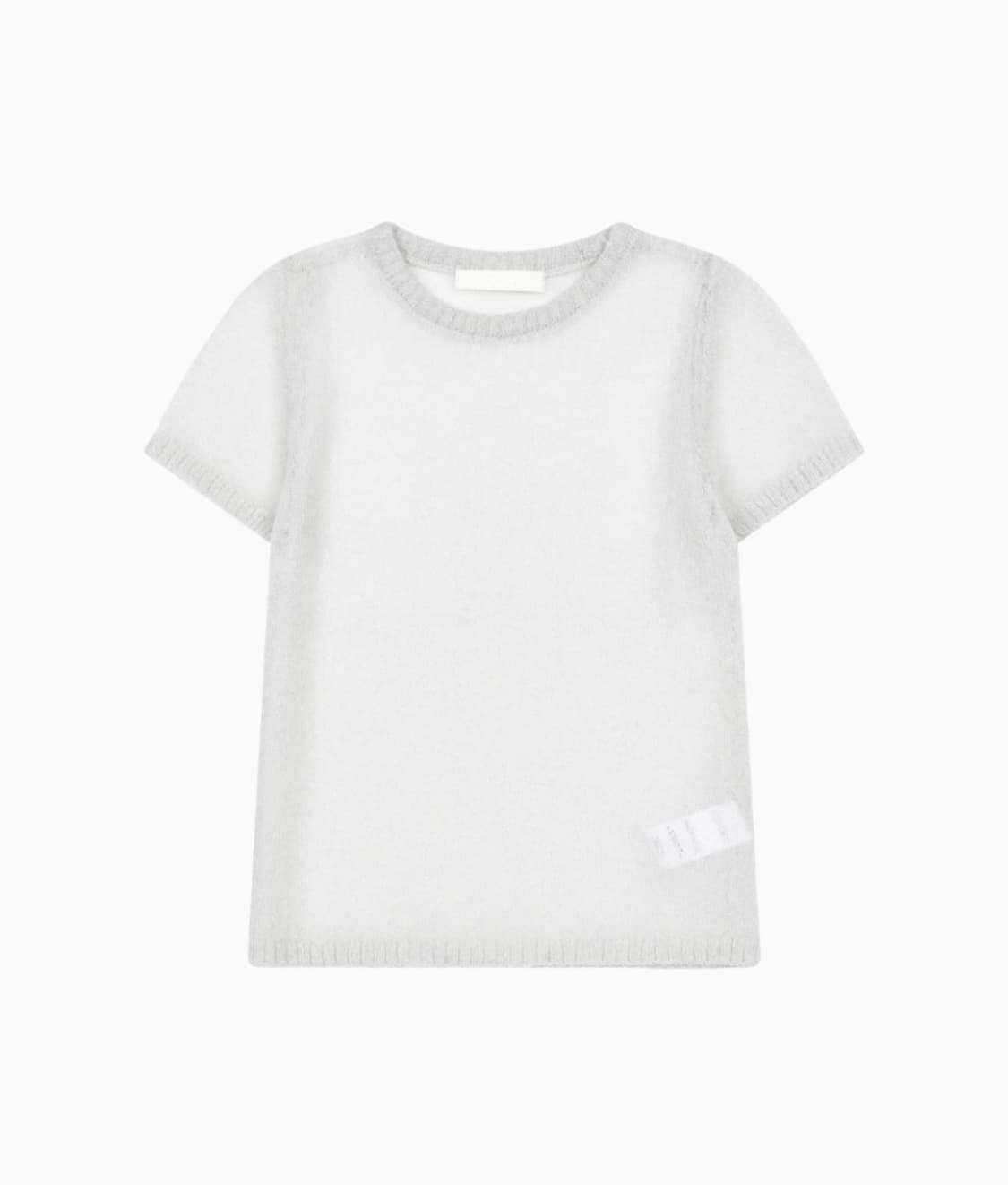 오헤시오 SPANGLE SHEER KNIT SILVER 상품이미지1