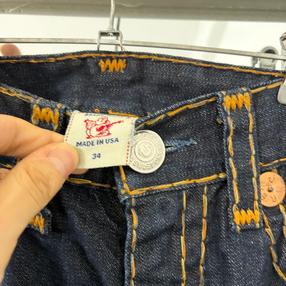 트루릴리전 월드투어 데님 팬츠 상품이미지8