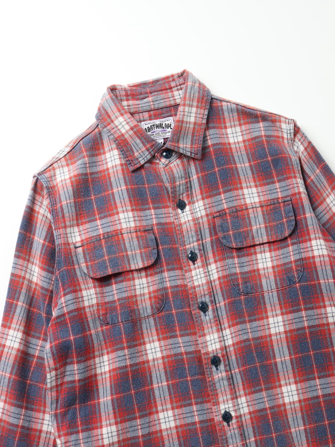 베이프 A BATHING APE Plaid Shirt 상품이미지3