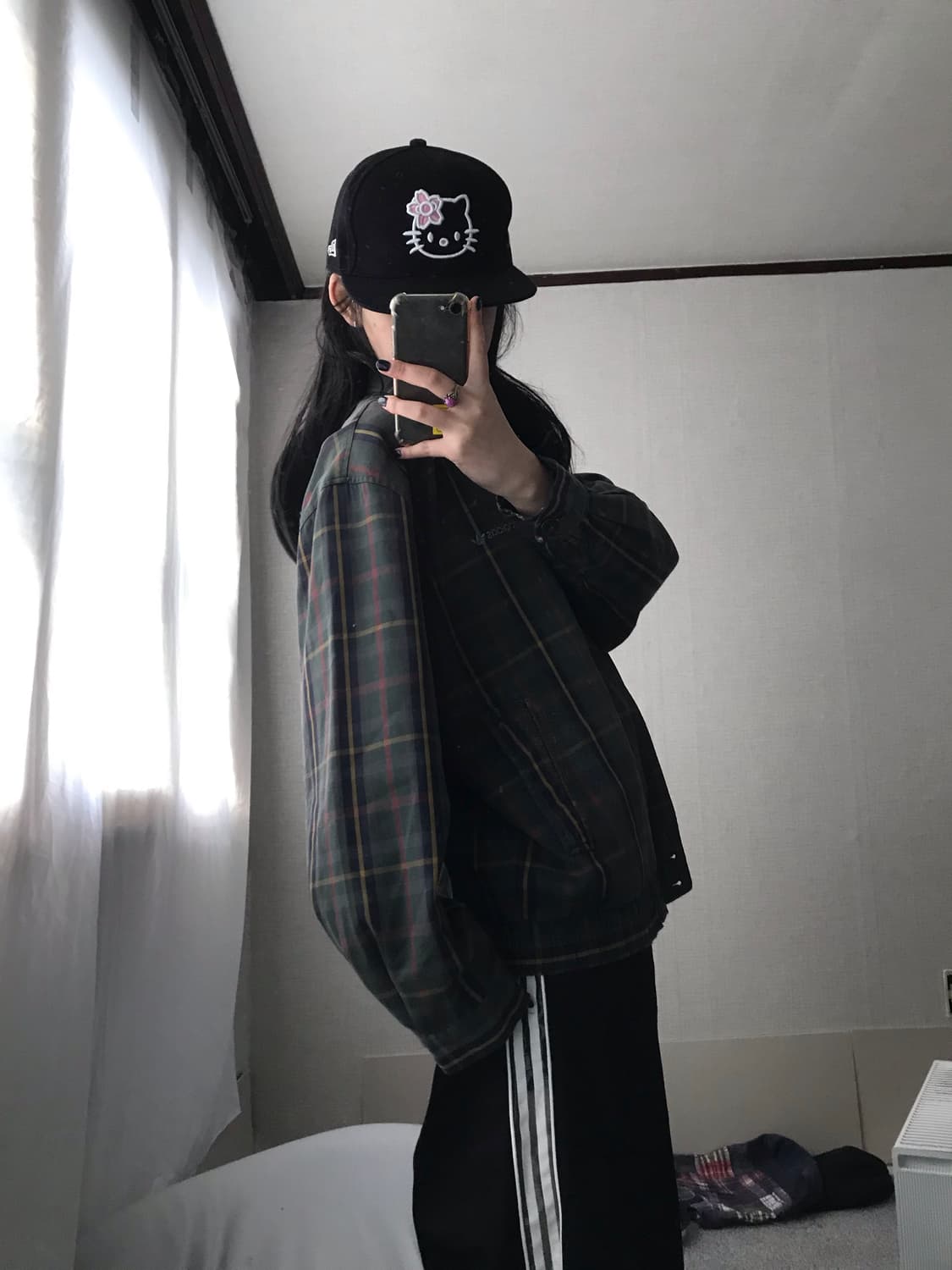 아디다스 80s 체크 블루종 상품이미지4