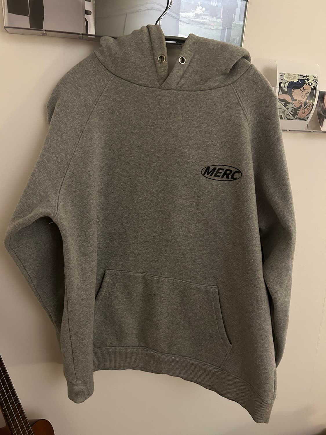 어커버 회색 후드티 상품이미지1