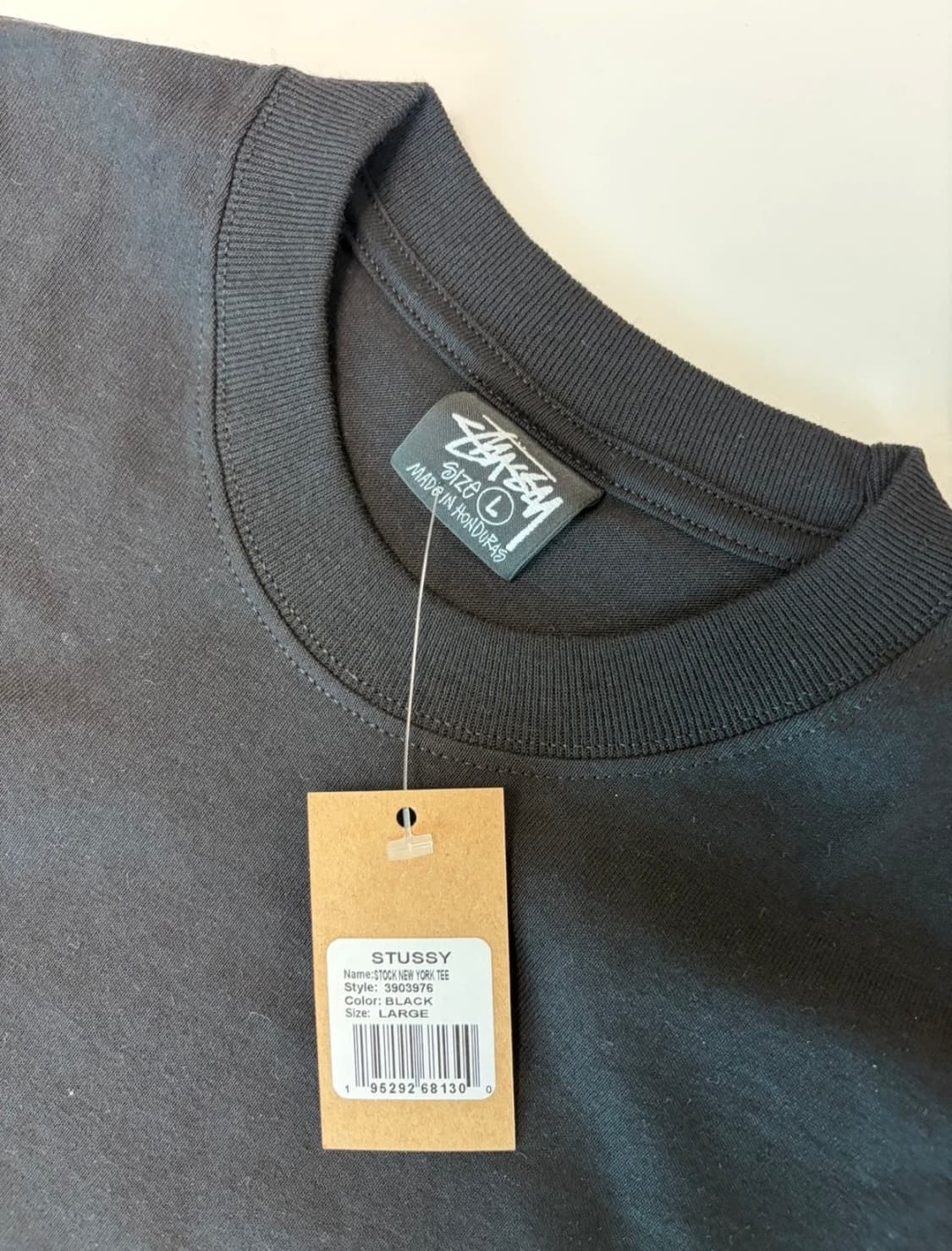 스투시 뉴욕티 블랙 새상품 (L, XL) 상품이미지2