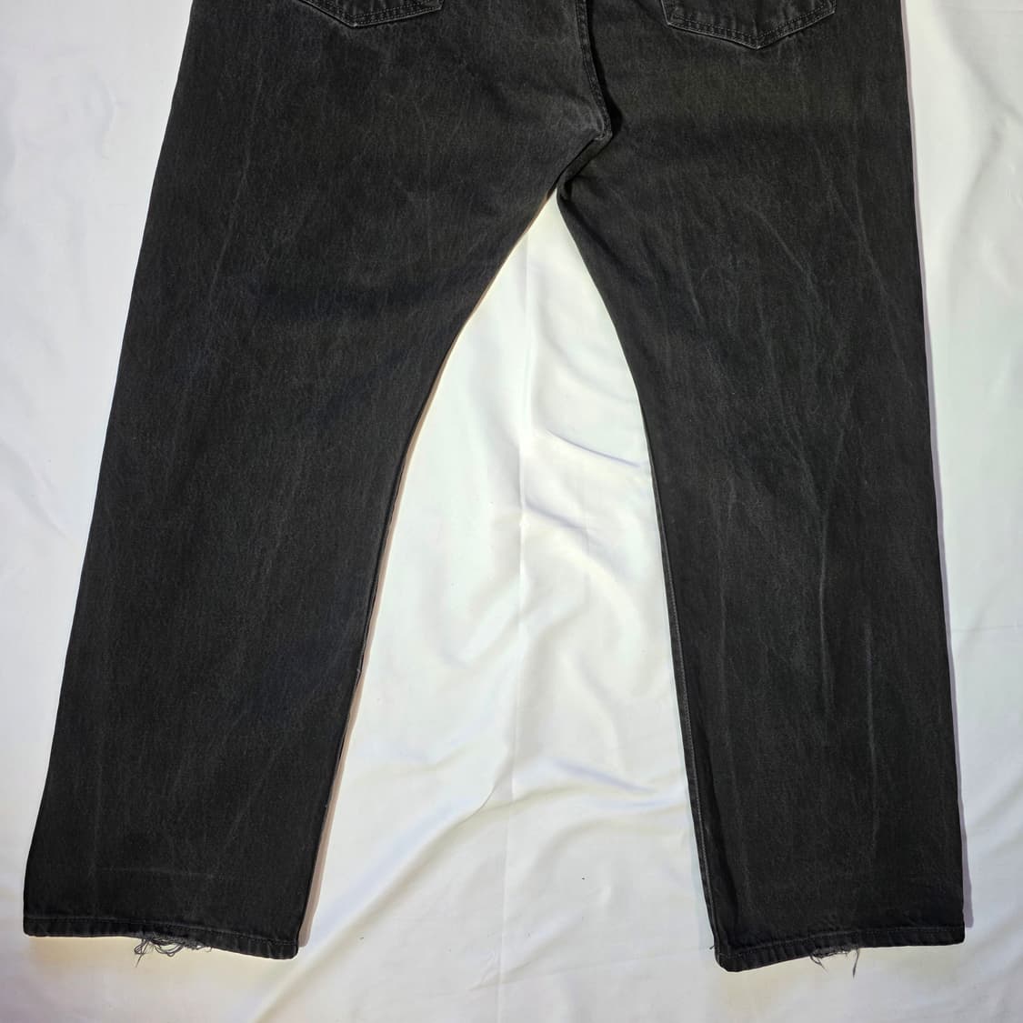 [W44L32]00s 리바이스 501 빅사이즈 블랙 데님 팬츠 상품이미지9