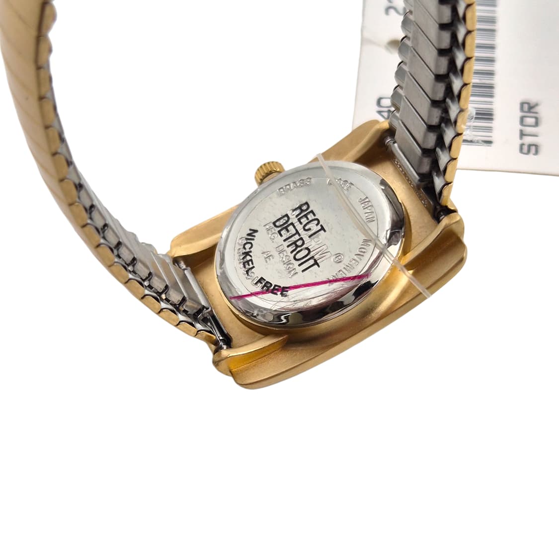 90s 영국 스톰 그린 스퀘어 반구 팔찌 시계 상품이미지5