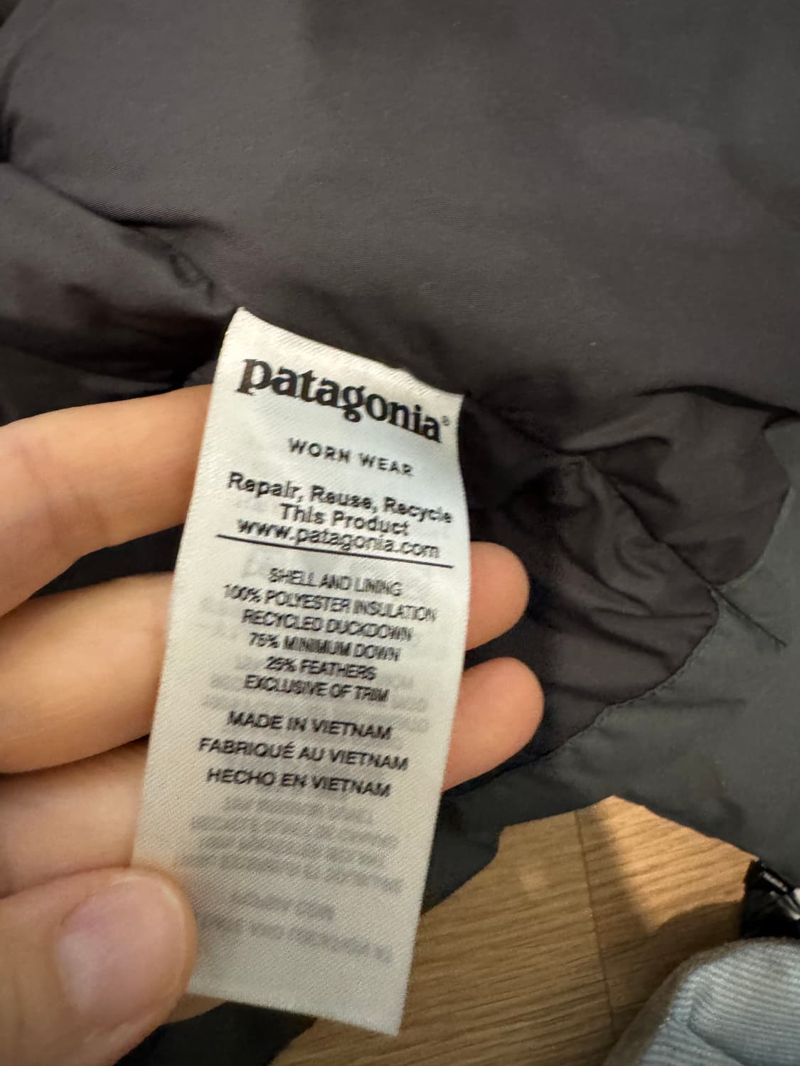 파타고니아 사일런트 남성 다운패딩 셔츠자켓 상품이미지8