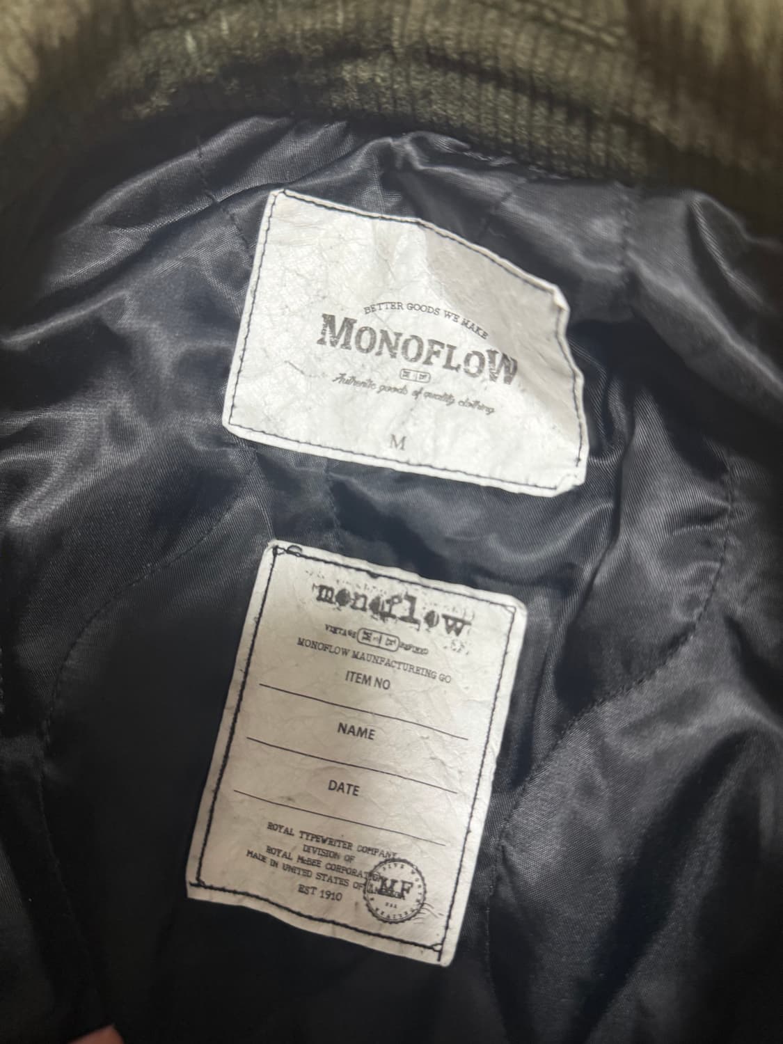 모노플로우 트림포켓 자켓  상품이미지4