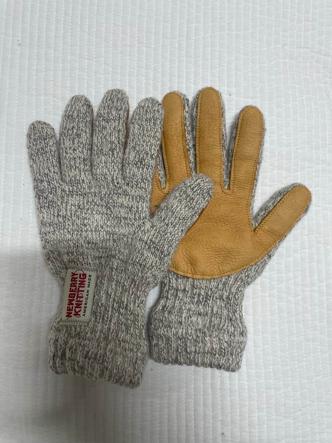 뉴베리니팅 사슴 울 장갑 오트밀 SM 상품이미지2