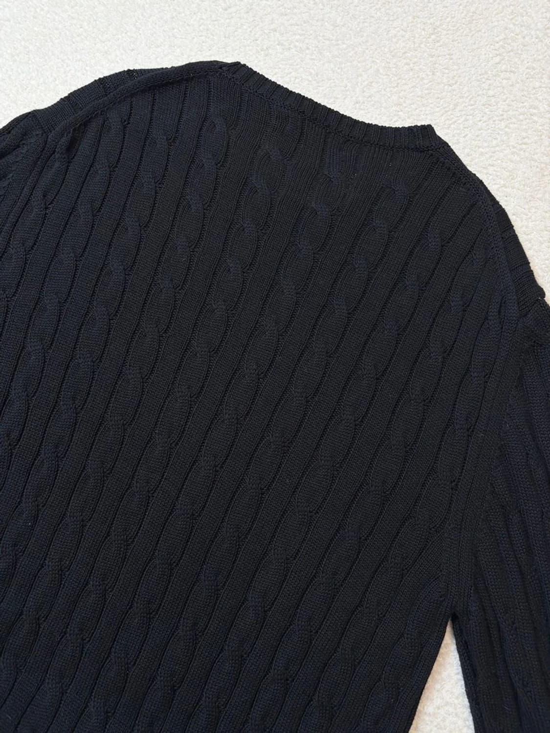 폴로 랄프로렌 큐알 신형 꽈배기 코튼 니트 PN6251 상품이미지5