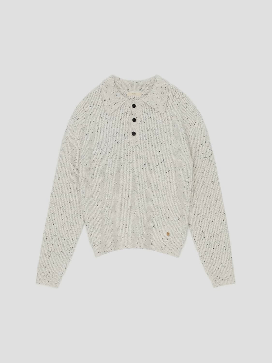 렉토 21AW 에코 청키 니트 m 라이트그레이 지민,유태오 착용 상품이미지3