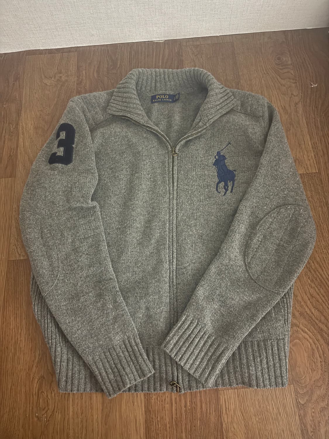 폴로 빅포니 니트 집업 상품이미지1