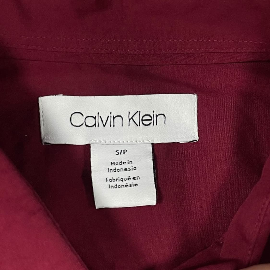 캘빈 클라인 자수 로고 코튼 셔츠 v0327 상품이미지7