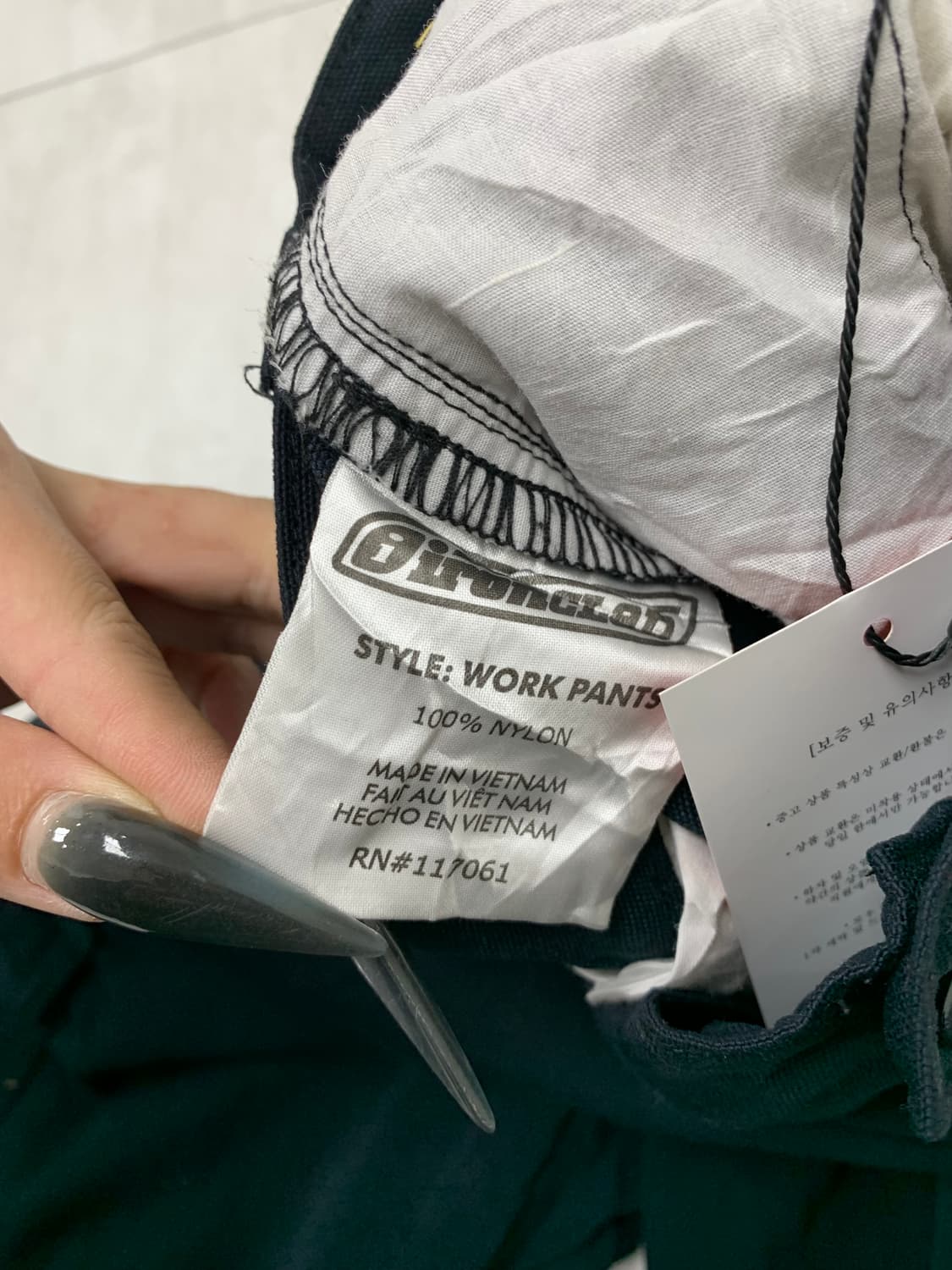 Ironclad 네이비 카고팬츠 #436 상품이미지5