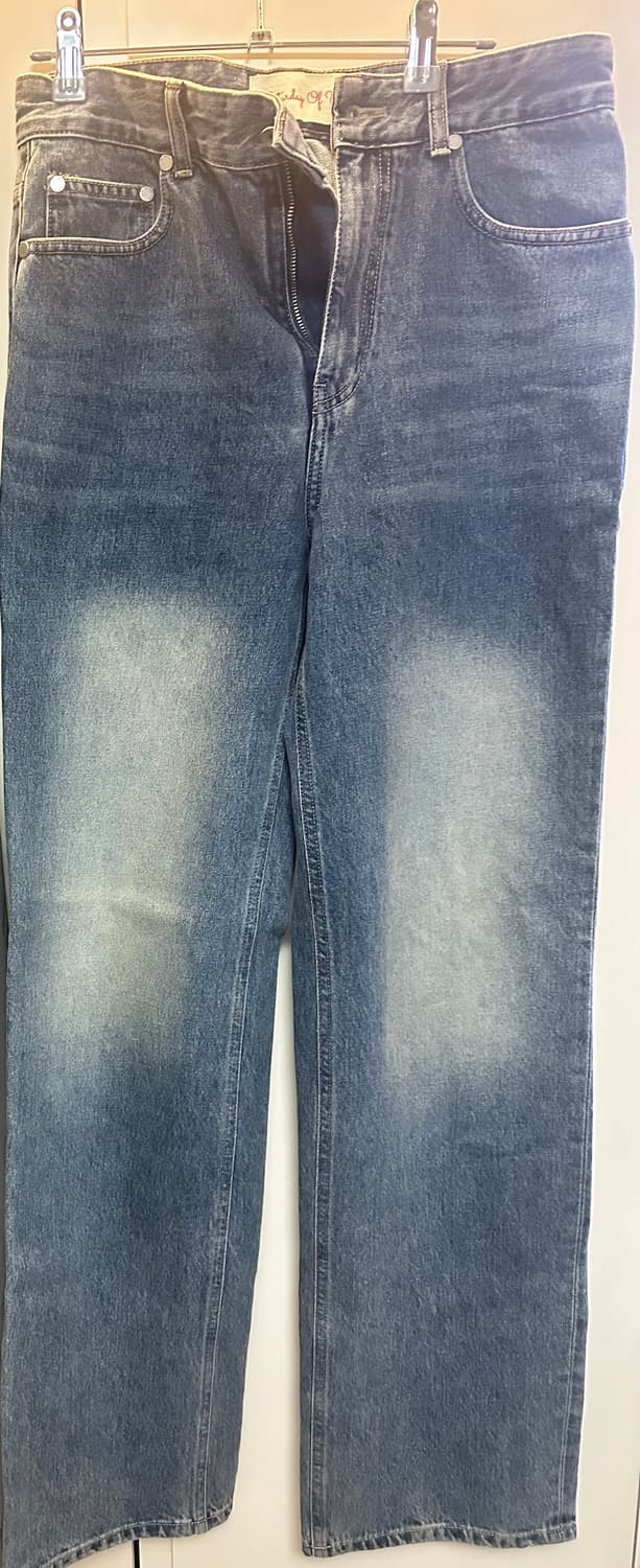 [s]STU 블루 데님 스트레이트 팬츠 상품이미지1
