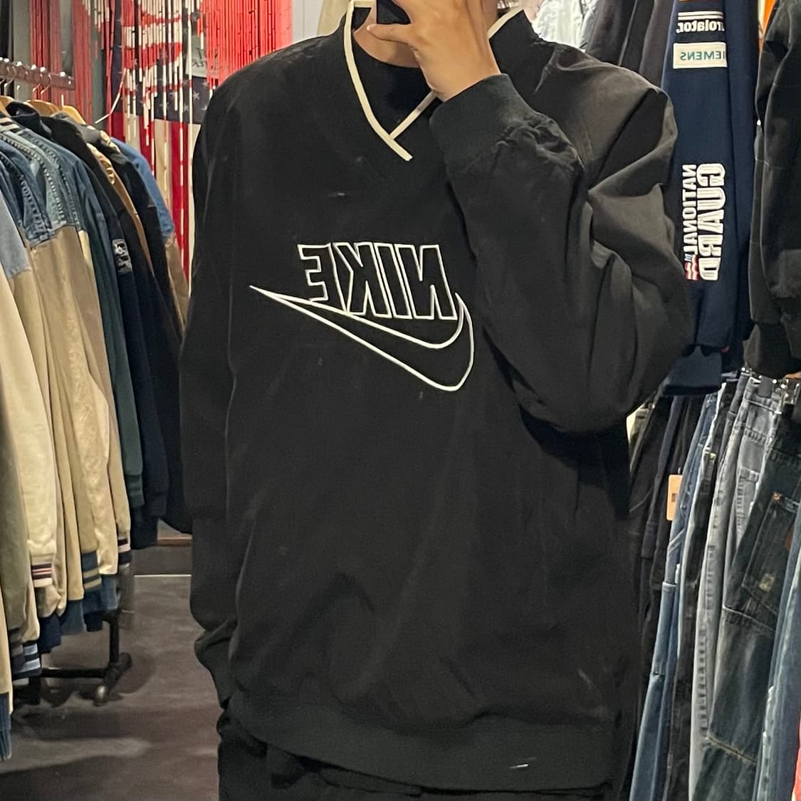 [IM] nike 나이키 블랙 빅스우시 웜업 상품이미지5