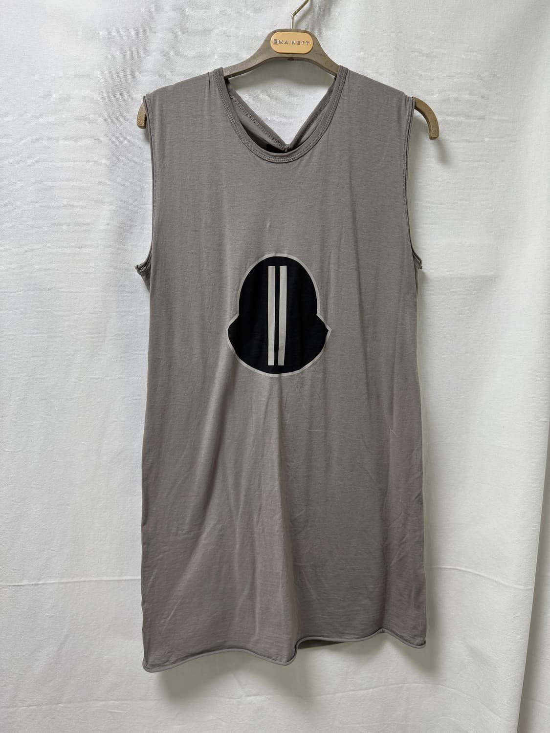 릭오웬 몽클레어 나시 티셔츠 그레이 M 상품이미지1