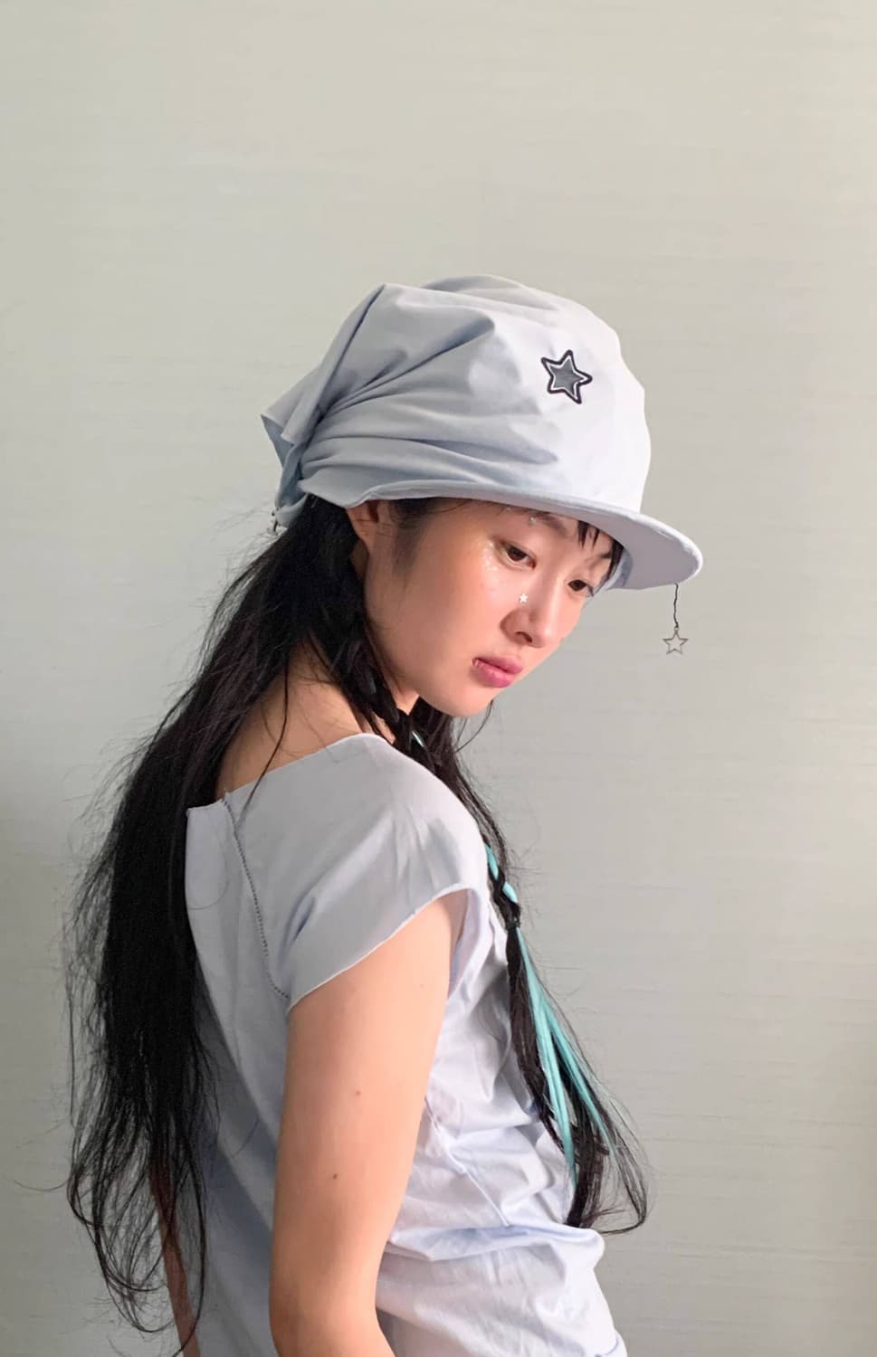 star&charms bandana cap (sky blue) 상품이미지5