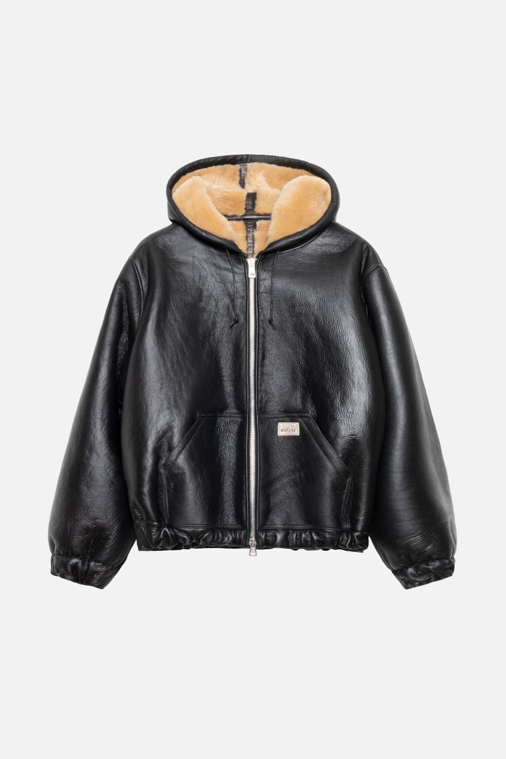 (구매) 스투시 아워레가시 시어링 레더 자켓 S 상품이미지1