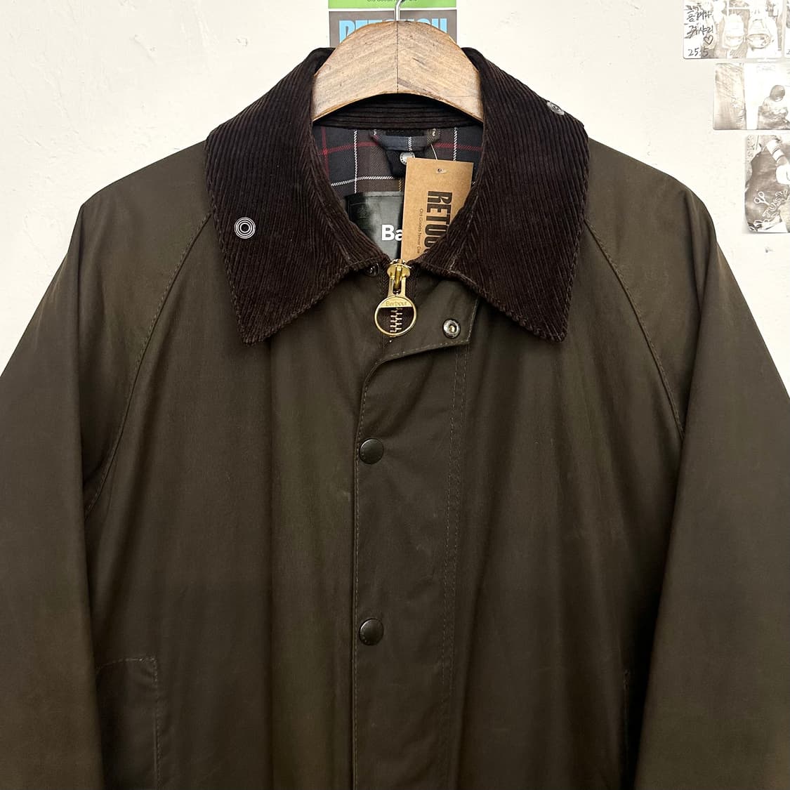 바버 클래식 뷰포트 왁스 자켓 ‘올리브’ 상품이미지2