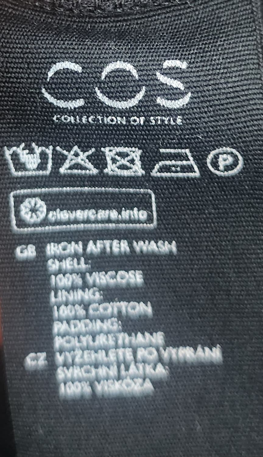 COS 코스 모크넥 크롭티 M (88까지가능) 상품이미지4