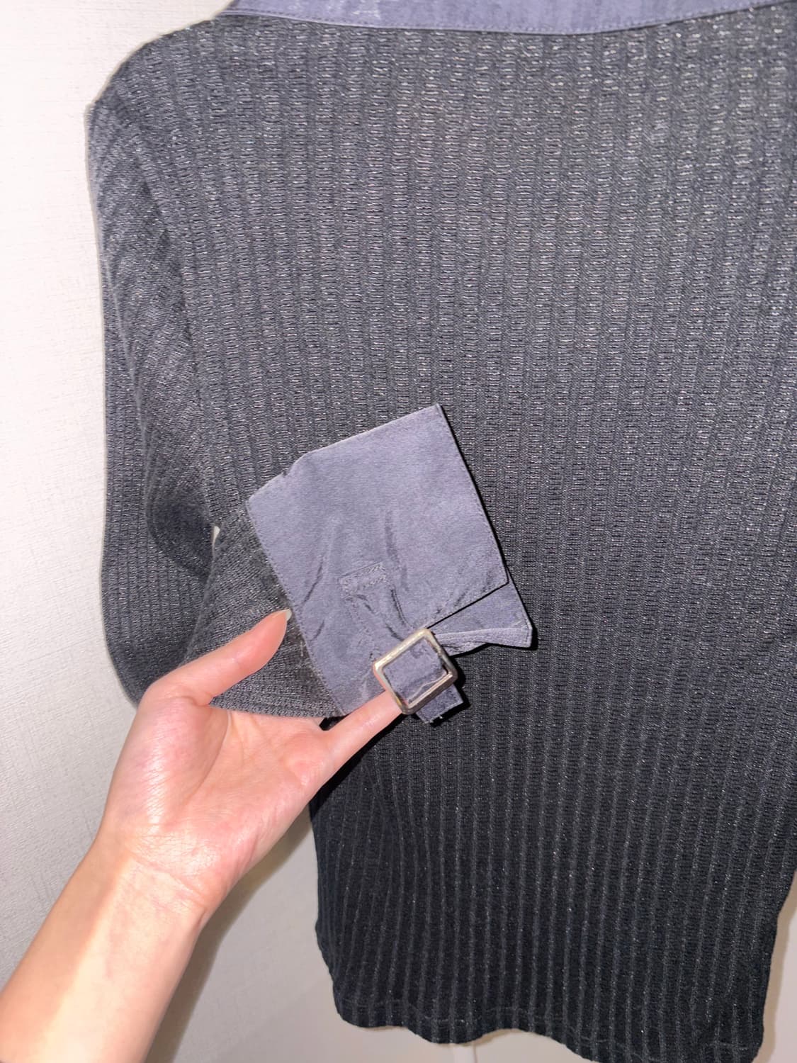 일본 빈티지 7부 니트 상품이미지3