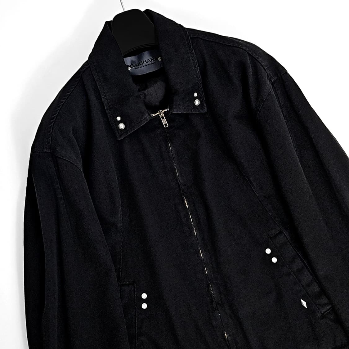 Julian western 리벳 벨트 자켓 (black) 상품이미지4