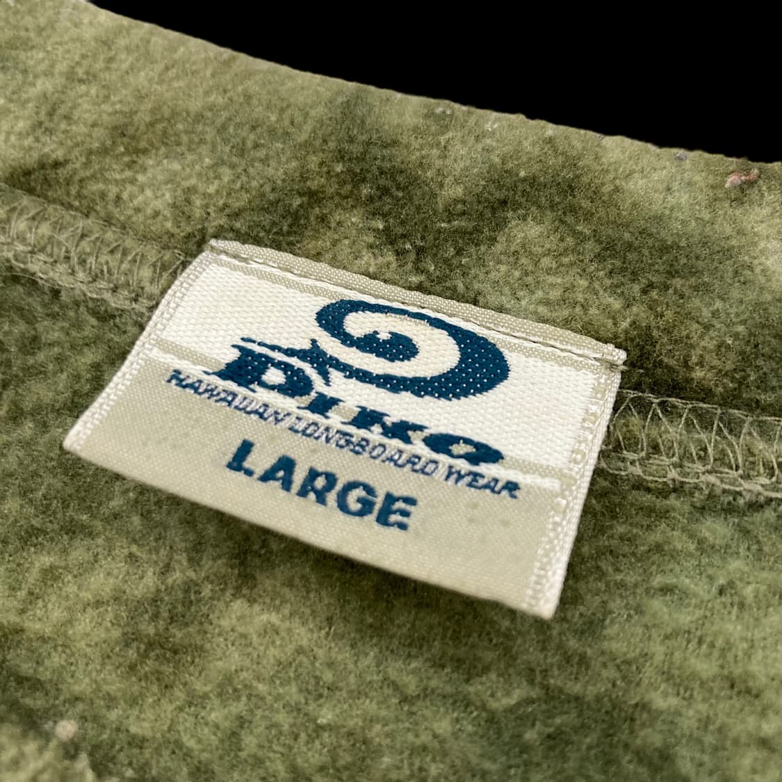 피코 90s 그린 다이드 후리스 맨투맨 상품이미지6